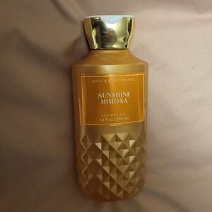 Bath & Body Works Sunshine Mimosa Gel with Gold and Silver Accents